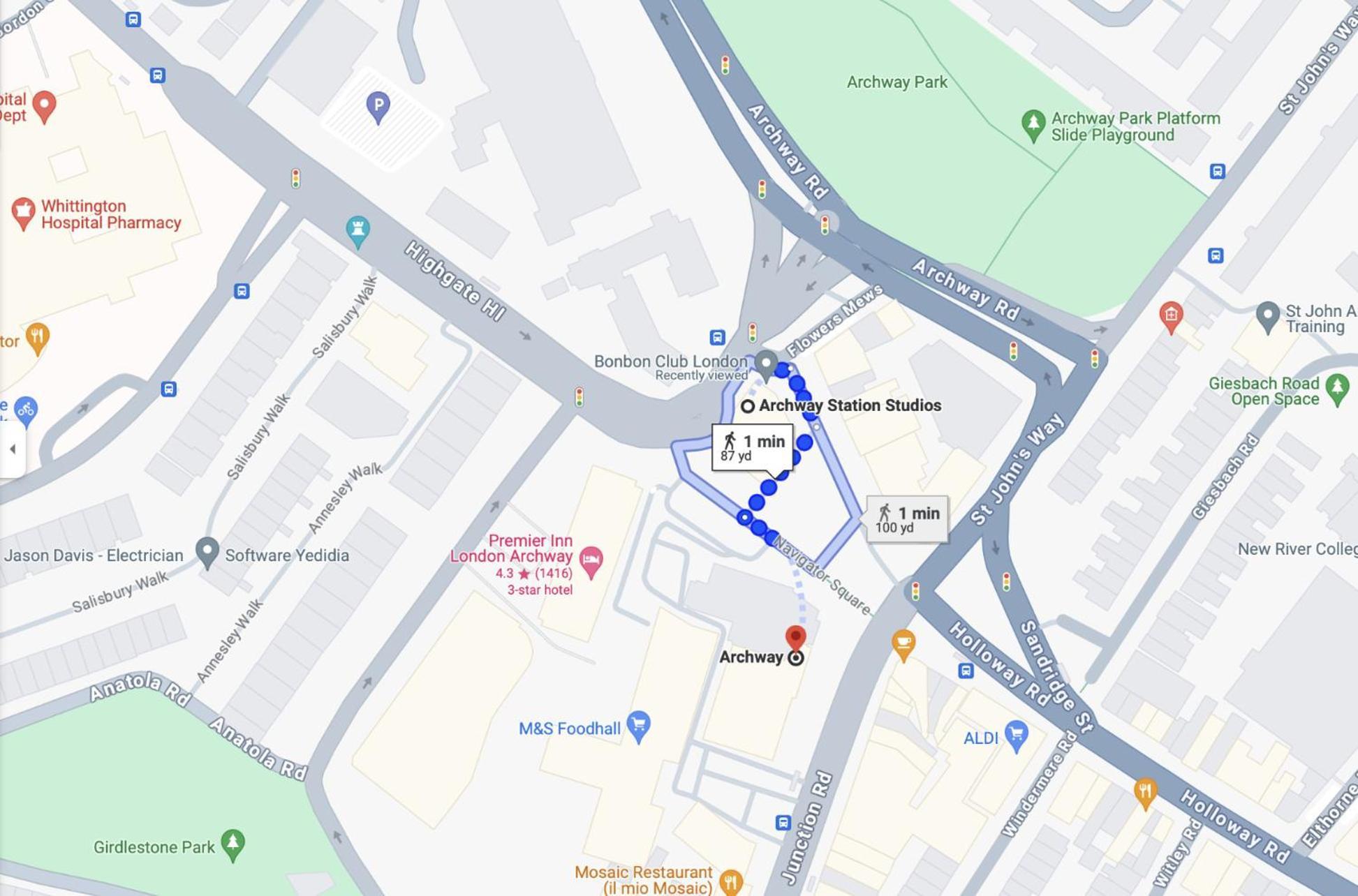 Appartamento Archway Station Studio - Inexpensive Pied-a-terre *